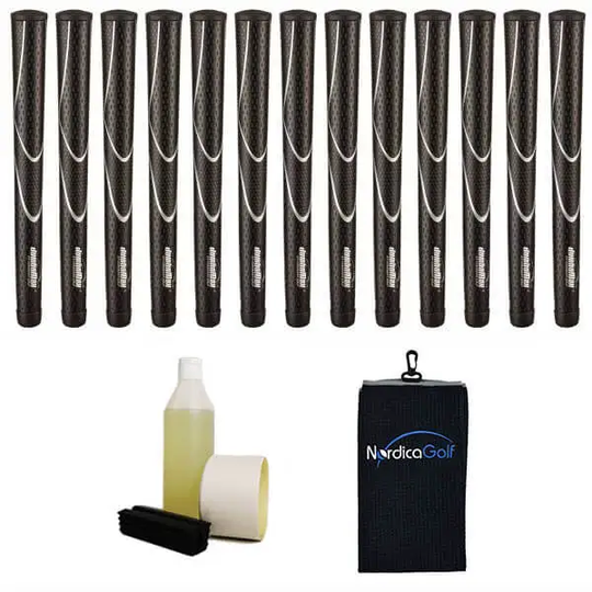 Jumbomax Tour Series Medium Super Jumbo Grey Greppkit - 13 grepp, klämma, vätska, tejp, handduk