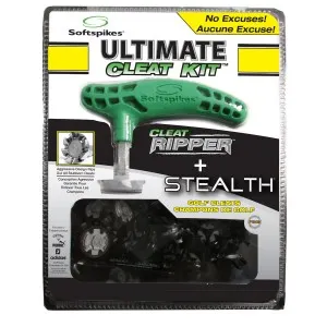 Golf-Spikes - Softspikes Ultimate Cleat Kit - Stealth