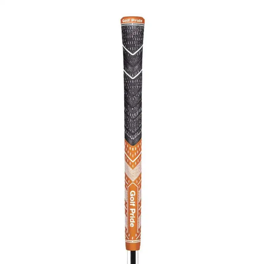 Golf Pride MCC Teams Plus4 Golf Grips -Standard-Dark Orange/White
