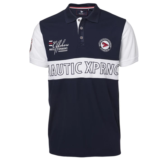Baltic Sea Piké, Navy/White, M, Golfpikéer