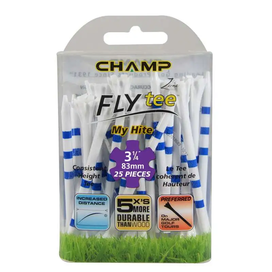 Camp Golfpeggar - Champ HiLite FLYTee Striped Golfpeggar 3 1/4