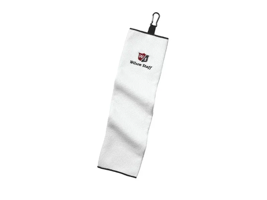 Wilson Staff Mikrofiber Trifold Golf Handduk-Vit