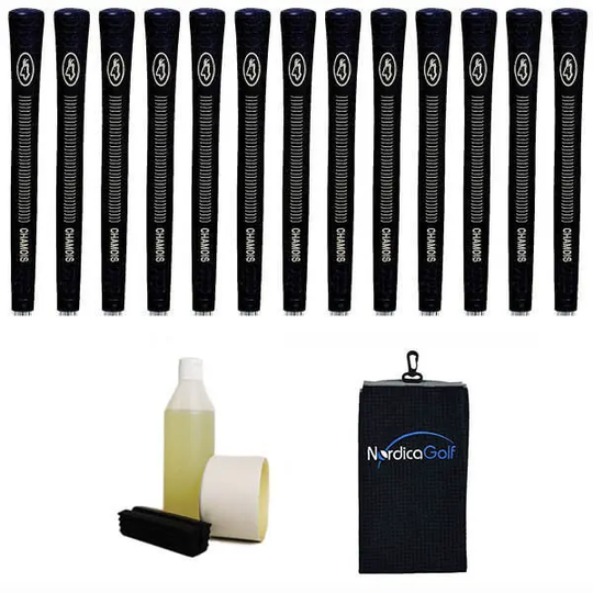 Avon Chamois Jumbo Black Greppkit - 13 grepp, klämma, vätska, tejp, handduk