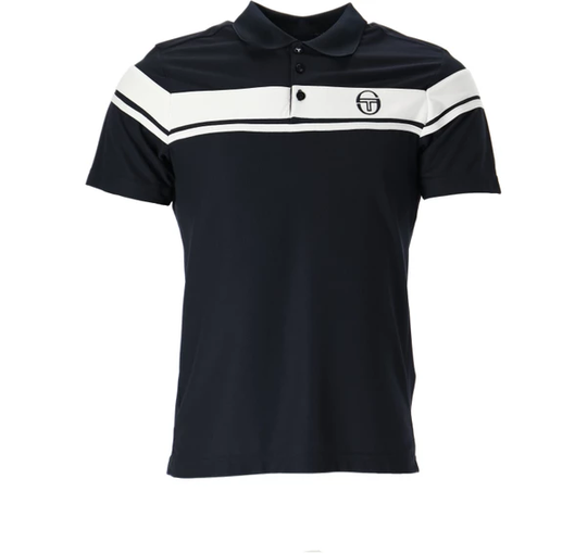 Young Line Pro Polo, Navy/White, M, Golfpikéer
