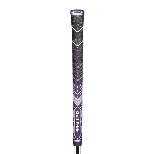 Golf Pride MCC Teams Plus4 Golf Grips -Standard-Purple/White