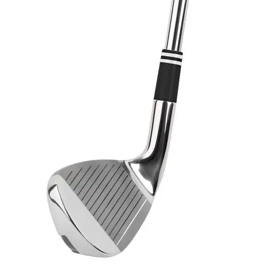 White Striped Iron Ferrulers Black/White- 12 Pack