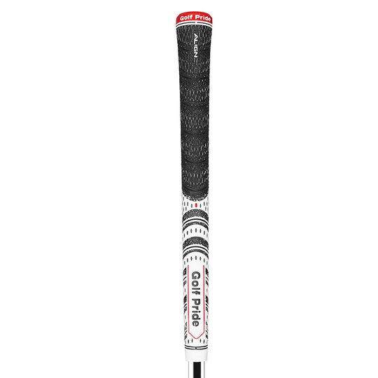 Golf Pride New Decade MultiCompound ALIGN Midsize White Ribbed Golfgrepp