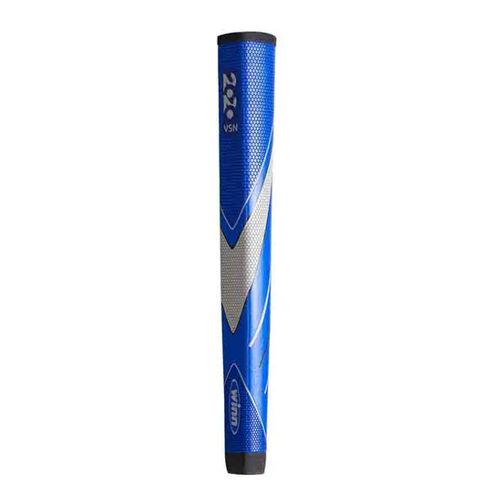 Winn Excel 2020 VSN JumboLite Pistol Putter Grip - Blue/Grey